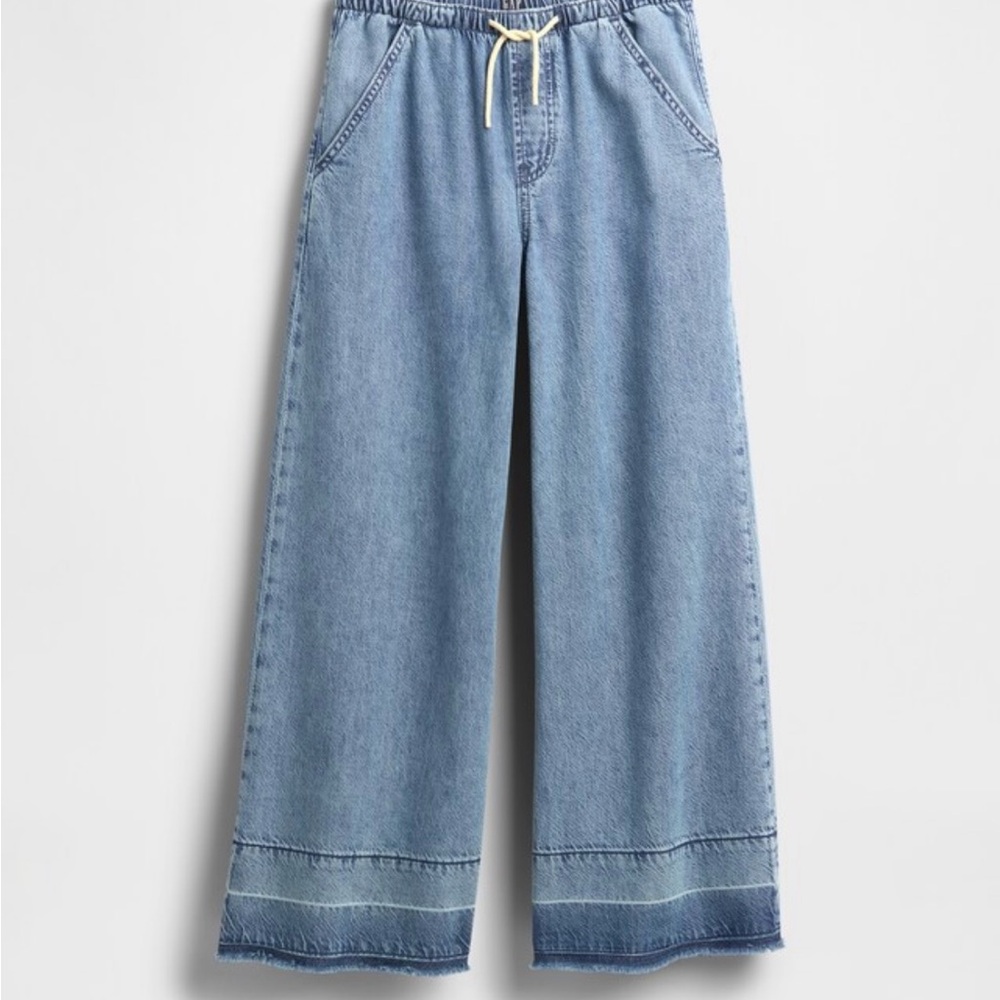 Girls gap kids denim pull on pants size large new - Picture 2 of 5
